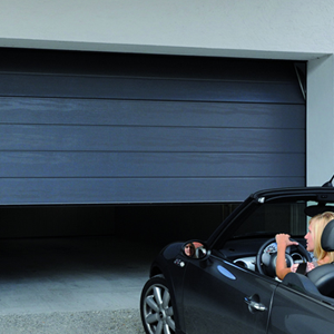 Sectional garage door